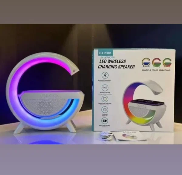G63 Atmosphere RGB Light Bluetooth Speaker With Wireless Charging